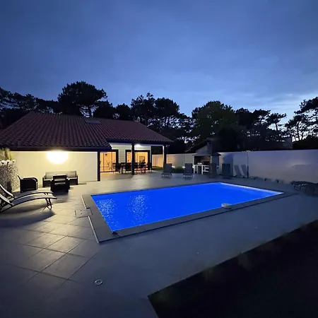D'exception Avec Piscine Chauffee Proche Ocean A - Fr-1-831-8 Villa Biscarrosse