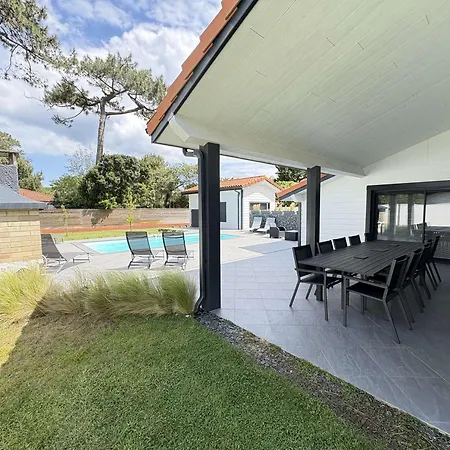 וילה D'exception Avec Piscine Chauffee Proche Ocean A - Fr-1-831-8 ביסקארוס