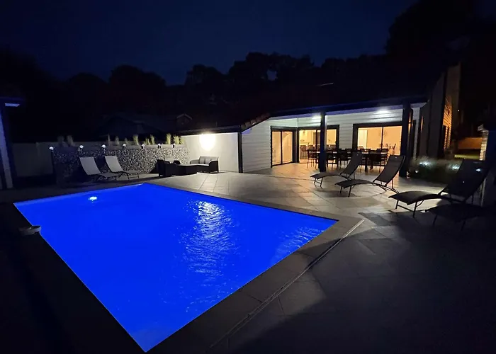 וילה D'exception Avec Piscine Chauffee Proche Ocean A - Fr-1-831-8 *