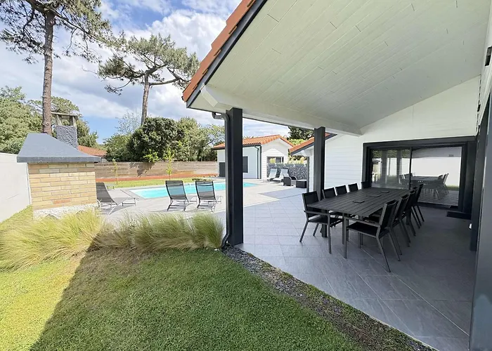 וילה D'exception Avec Piscine Chauffee Proche Ocean A - Fr-1-831-8 ביסקארוס